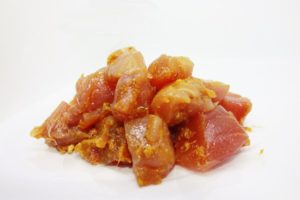 Tacos de atún al curry